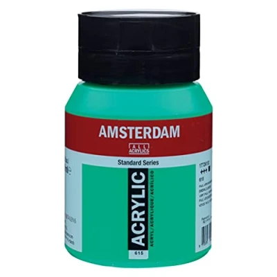 Abbildung von Amsterdam Standard Serie Acrylglas 500 ml Smaragdgrün 615