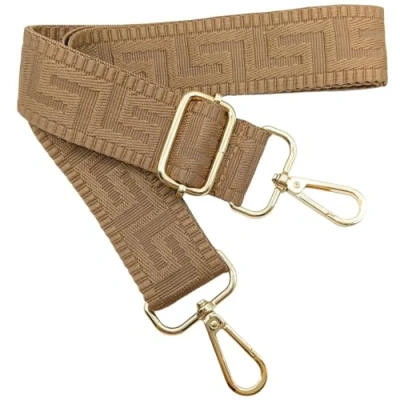 Abbildung von Verstellbarer Schultergurt für Taschen Dunkel Khaki, Taschengurte zum Wechseln, Taschengurt Breit mit Karabiner Gold, 80 130 cm Tragegurt Tasche Damen Schulterriemen, Handtasche, 3.8cm, 1316
