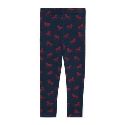 Abbildung von s.Oliver Leggings aus Thermofleece mit All Over Print Navy 110