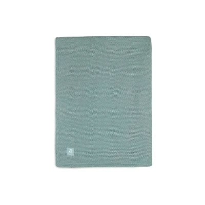Abbildung von Jollein 517 522 67068 Kinderdecke Strickdecke mit Fleece Basic Knit rosa (100x150 cm)