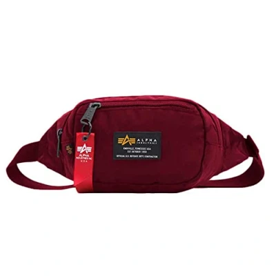 Abbildung von Alpha Industries CREW Waist BAG Unisex Gürteltasche, Größe: One Size, Burgundy