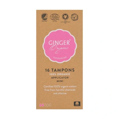 Abbildung von Ingwer Bio GINGER ORGANIC_Tampons Mini Tampons mit Applikator 16 Stk