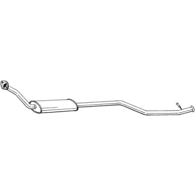 Abbildung von BOSAL 292 031 Mittelschalldämpfer CITROËN: Xsara Picasso