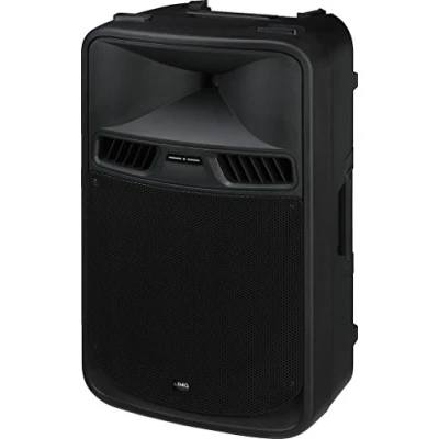 Abbildung von IMG STAGELINE PAK 415 Aktive Power PA Lautsprecherbox mit 2 Kanal Verstärker, 450 W schwarz