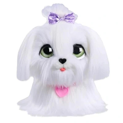 Abbildung von Just Play furReal GoGo Walkin’ Pup Hündchen, interaktives Spielzeug, 22,9 cm großer, hüpfender Plüschwelpe mit Soundeffekten, Kinderspielzeug ab 4 Jahren