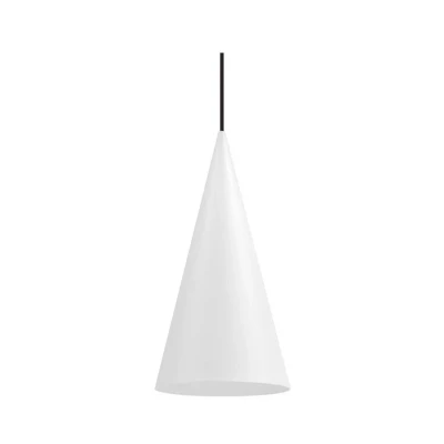 Abbildung von SLV MAGICO 20 WEISS Pendelleuchte, Hängelampe aus Metall, Innenbeleuchtung, Deckenleuchte, Esszimmerleuchte, Wohnzimmerleuchte Konisch, E27, 10W, Weiß Matt, Ø cm