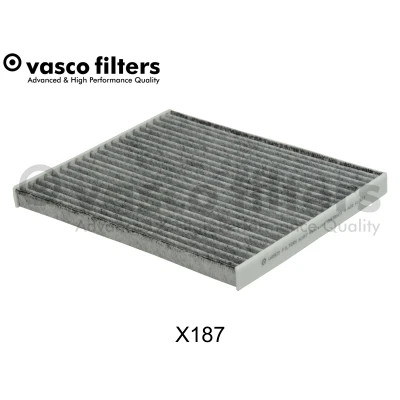 Abbildung von DAVID VASCO X187 Innenraumfilter Aktivkohlefilter 223 268 21 OPEL: Corsa D Schrägheck, E Adam, FIAT: Grande Punto Schrägheck