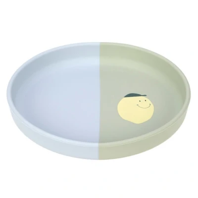 Abbildung von LÄSSIG Baby Silikon Kinderteller/Silicone Plate Happy Fruits Lemon