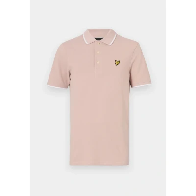 Abbildung von Lyle &amp; Scott Tipped Poloshirt, Herren, Größe: XL, Pink salt/white