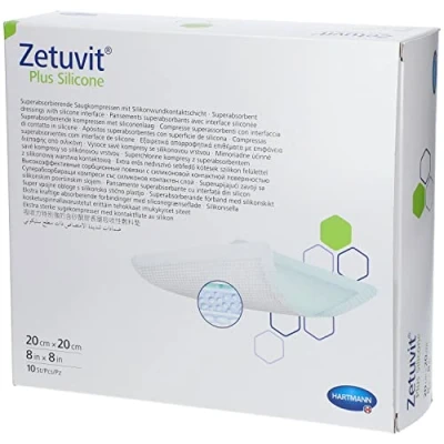 Abbildung von Zetuvit Plus Silicone steril 20x20 cm 10 St