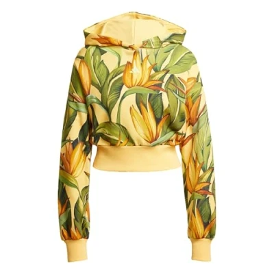 Abbildung von adidas Sportswear FARM Kapuzenpullover, Damen, Größe: Medium, Semi spark/bold gold/semi flash green