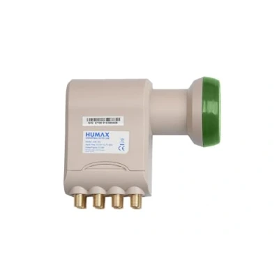 Abbildung von HUMAX Green Power Octo LNB, 8 Teilnehmer, Satelliten universal Stromsparend, Fach, LTE Filter, Wetterschutzgehäuse, vergoldete F Buchsen, für digitales Fernsehen in HD, Full HD und 4K UHD