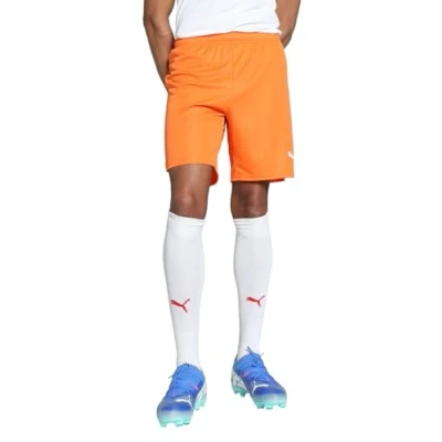 Abbildung von PUMA teamGOAL Shorts, Unisex Erwachsene Gestrickte Rickie Orange White, 705752