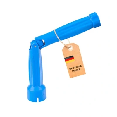 Abbildung von Dönges Montagewerkzeug Universal WC Sitz Montageschlüssel, blau