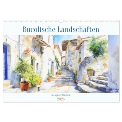Abbildung von Bucolische Landschaften (Wandkalender 2025 DIN A3 quer), CALVENDO Monatskalender