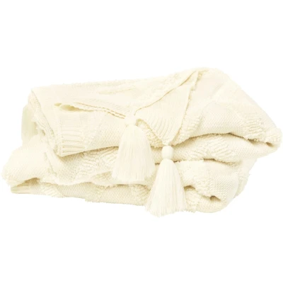 Abbildung von Primera Tagesdecke &quot;Kuscheldecke Boho&quot;, mit trendigen Bommeln