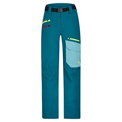 Abbildung von Ziener Mädchen Aileen Ski Hose Schnee wasserdicht winddicht warm, Blue Sea, 140 EU