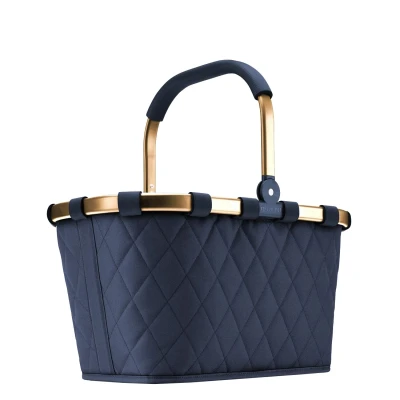 Abbildung von Reisenthel Carrybag frame rhombus midnight gold Einkaufstasche