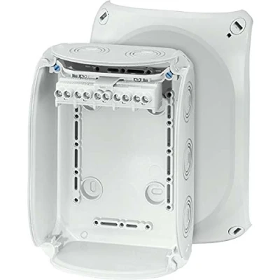 Abbildung von Hensel KF1006G Kabelabzweigkasten 2,5 6 qmm 3phasig, 10 1phasig, 5 polig Klemme