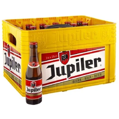 Abbildung von Original belgisches Bier Jupiler Pils (Ohne Kasten) 24 x 25 cl. Karneval und Party!!