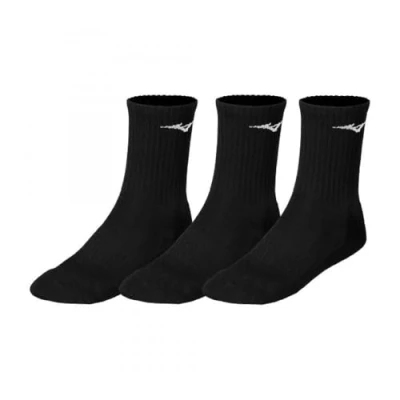 Abbildung von Mizuno Training 3P Socks Schwarz/Schwarz/Schwarz Damen/Herren Grösse S