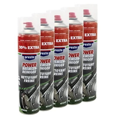 Abbildung von PRESTO_bundle Bremsenreiniger Power Teilereiniger Spray Presto 307287 5 X 600 ml