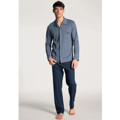 Abbildung von Calida Nachtwäsche Set, Herren, Größe: Medium, Indigo mood