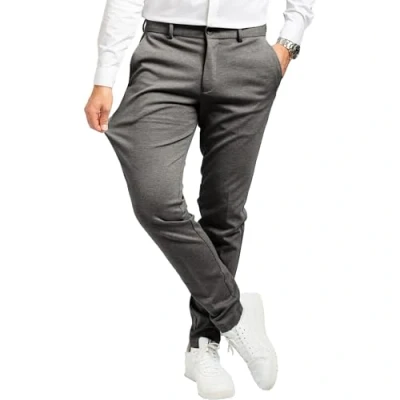 Abbildung von Performance Pants Herren Dunkelgrau (Größe 33W/32L) Stilvolle Hosen Stretch Angenehme Praktische Männer für Business &amp; Freizeit Bequeme Stoffhose