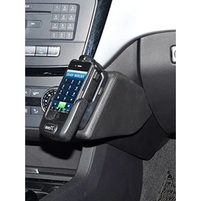 Abbildung von KUDA 2160 Halterung Echtleder schwarz für Mercedes GLE (W166) / GLS (X166) ab 2015