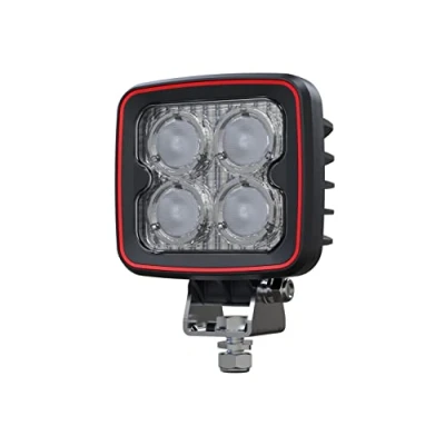 Abbildung von HMH Weldex LED Arbeitsscheinwerfer Rückfahrscheinwerfer 12W 60 Grad 1000 Lumen kaltweiss IP69K 12V 24V ECE R10 &amp; R23 Aluminium Druckguss