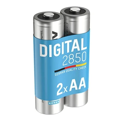 Abbildung von Ansmann 5.0350.82, Wiederaufladbarer Akku, AA, Nickel Metallhydrid (NiMH), 1,2 V, 2 Stück(e), 2850 mAh