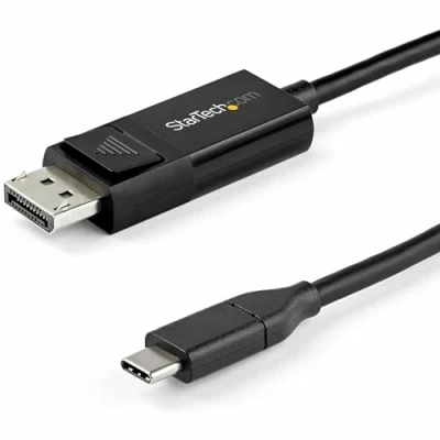 Abbildung von StarTech.com 1m USB C auf DisplayPort 1.4 Kabel 8K 60Hz/4K Bidirektionales DP oder Alt Mode Videoadapter/Kabel HBR3/HDR/DSC C/Thunderbolt 3 kompatibel (CDP2DP141MBD)