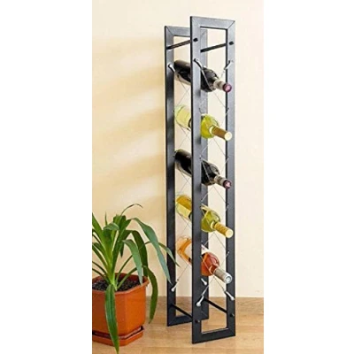 Abbildung von DanDiBo Designer Weinregal Pit 100 cm aus Metall Flaschenständer Flaschenhalter Bar