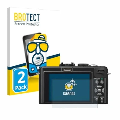 Abbildung von BROTECT Entspiegelungs Schutzfolie für Panasonic Lumix DMC LX5 (2 Stück) Matte Displayschutz Folie, Anti Reflex, Fingerprint