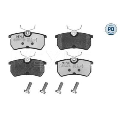 Abbildung von MEYLE 025 233 5314/PD Bremsbelagsatz PD Quality Hinterachse exkl. Verschleißwarnkontakt mit Anti Quietsch Blech FORD: Focus Mk1 Kombi