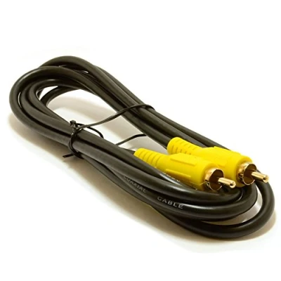 Abbildung von Cinch Stecker Digital Koaxialkabel SPDIF Audio oder Composite Video Kabel 2 m [2 Meter/2m]