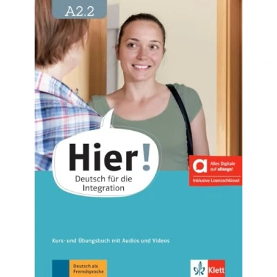 Abbildung von Hier! A2.2 Hybride Ausgabe allango: Deutsch für die Integration. Kurs und Übungsbuch mit Audios Videos inklusive Lizenzschlüssel allango (24 Monate) (Hier!: Integration)