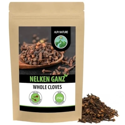 Abbildung von Nelken ganz (250g), Gewürznelken ganz, schonend getrocknet, 100% naturrein, vegan