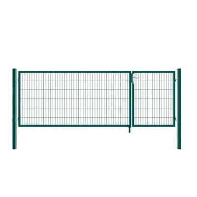 Abbildung von Doppelflügel Gartentor ADITUS grün 160 x 350 cm