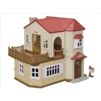 Abbildung von Sylvanian Families Spielwelt Stadthaus mit Dachzimmer, Licht