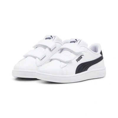 Abbildung von Puma Smash 3 0 Nightkeeper Sneaker low für Kinder, Größe: 33, White black Schuhe