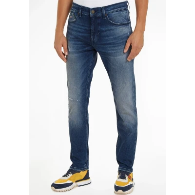 Abbildung von Tommy Jeans Austin SLIM Tapered Fit, Herren, Größe: 38x34, Denim dark
