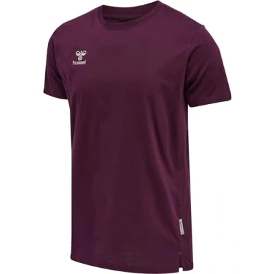 Abbildung von Hummel MOVE GRID Sport Tshirt, Herren, Größe: Medium, Grape wine