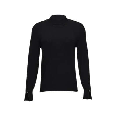 Abbildung von s.Oliver Black Label Strickpullover, Damen, Größe: 48, Schwarz