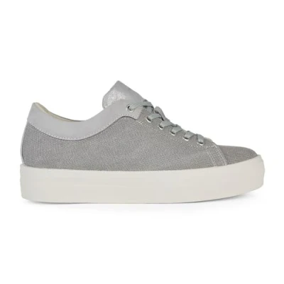 Abbildung von Geox Mädchen D Claudin Sneaker, Hellgrau, 39 EU