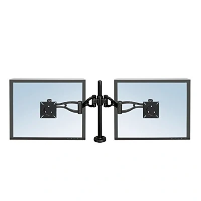 Abbildung von Fellowes Doppel Monitorarm Professional Series schwarz bis 10 kg Klemm