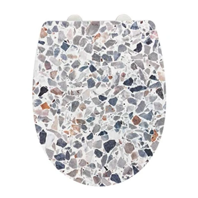 Abbildung von WENKO WC Sitz &quot;Terrazzo High Gloss&quot;, (1 St.), Thermoplast