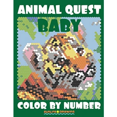 Abbildung von BABY ANIMAL Quest Color By Number: Activity Puzzle Coloring Book for Adults Relaxation &amp; Stress Relief (Color Number, Band 2)