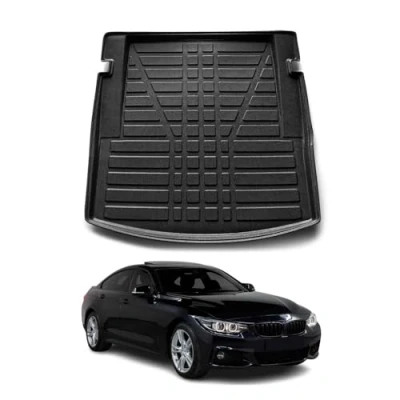 Abbildung von OMAC Kofferraumwanne Laderaumwanne kompatibel mit BMW 3er F30 F31 F34 F35 2012 2024 Limo Gummi