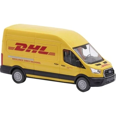 Abbildung von Busch 54508 H0 Personenwagen Modell Ford Transit 2014 DHL